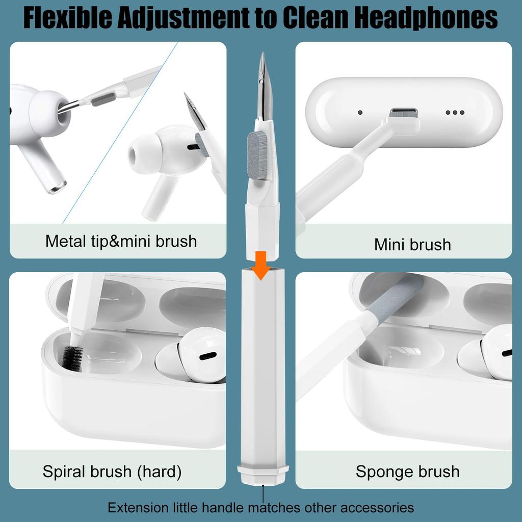 VICHYIE Cleaning Keyboard Cleaning AirPods Wireless Earphone Cleaning Camera Cleaning Easy to Integrated Cleaning for Cleaning Electronic Products