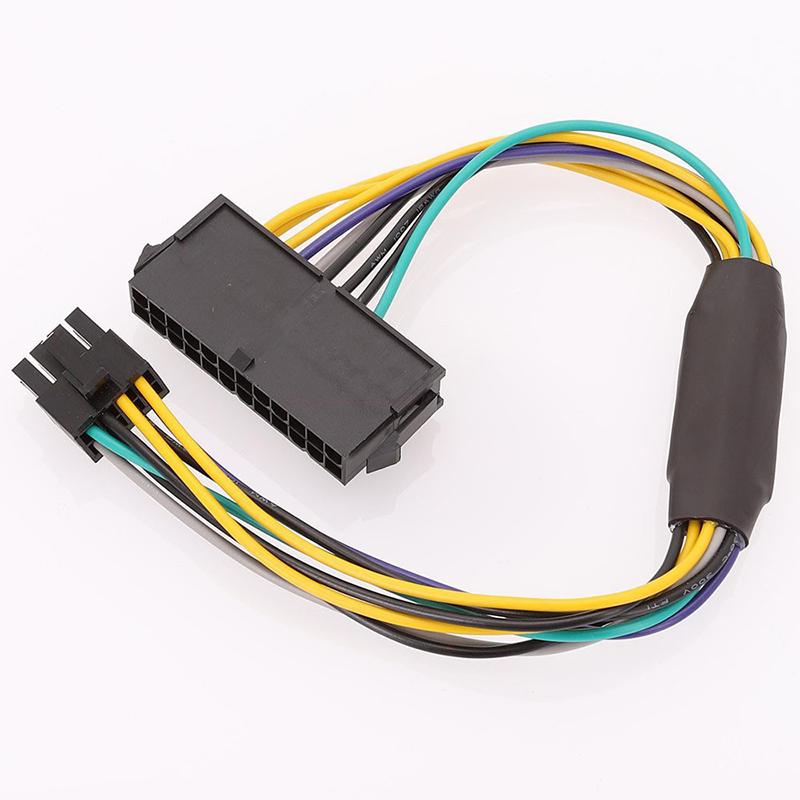 24Pin to 8Pin Converter Power Cable for DELL Optiplex 3020 7020 9020 Motherboard 8P Supply Cord 24P to 8P Power Wire Extend Line
