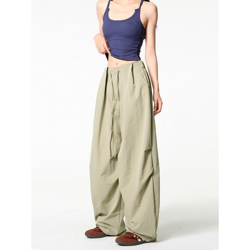 Быстросохнущие брюки-ножницы женские дизайнерские ленивые широкие комбинезоны новые драпирующиеся спортивные брюки для фигуры типа "груша"