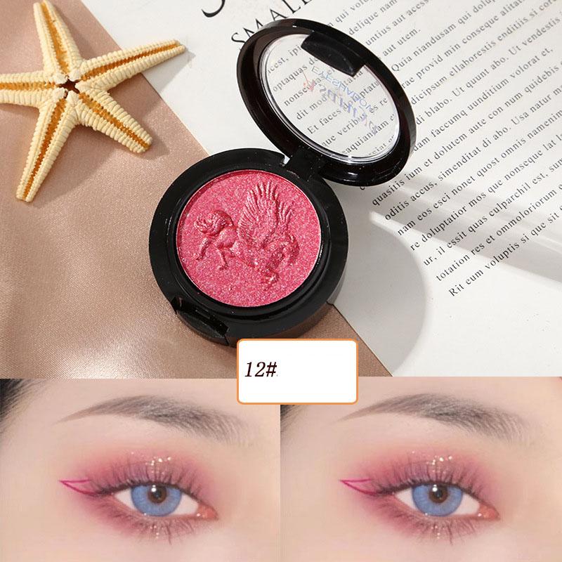 Монохромные тени для век Перламутровые тени для век Пудра, осветляющая мерцающие и украшающие тени для век Высокопигментированный стойкий макияж глаз