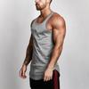 Muscleguys Sports Vest Summer Casual Loose Bottoming Shirt Men's Fitness Mesh Sleeveless T-shirt