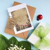 Набор конвертов для рассылки включает 100 открыток «Спасибо» с пасторальной веревкой для ручной работы, подарков, приглашений