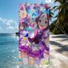Аниме Umamusume Pretty Derby Супер Крик Быстросохнущие Пляжные Полотенца Подходят Для Бассейнов, Кемпинга, Йоги И Тренажерного Зала