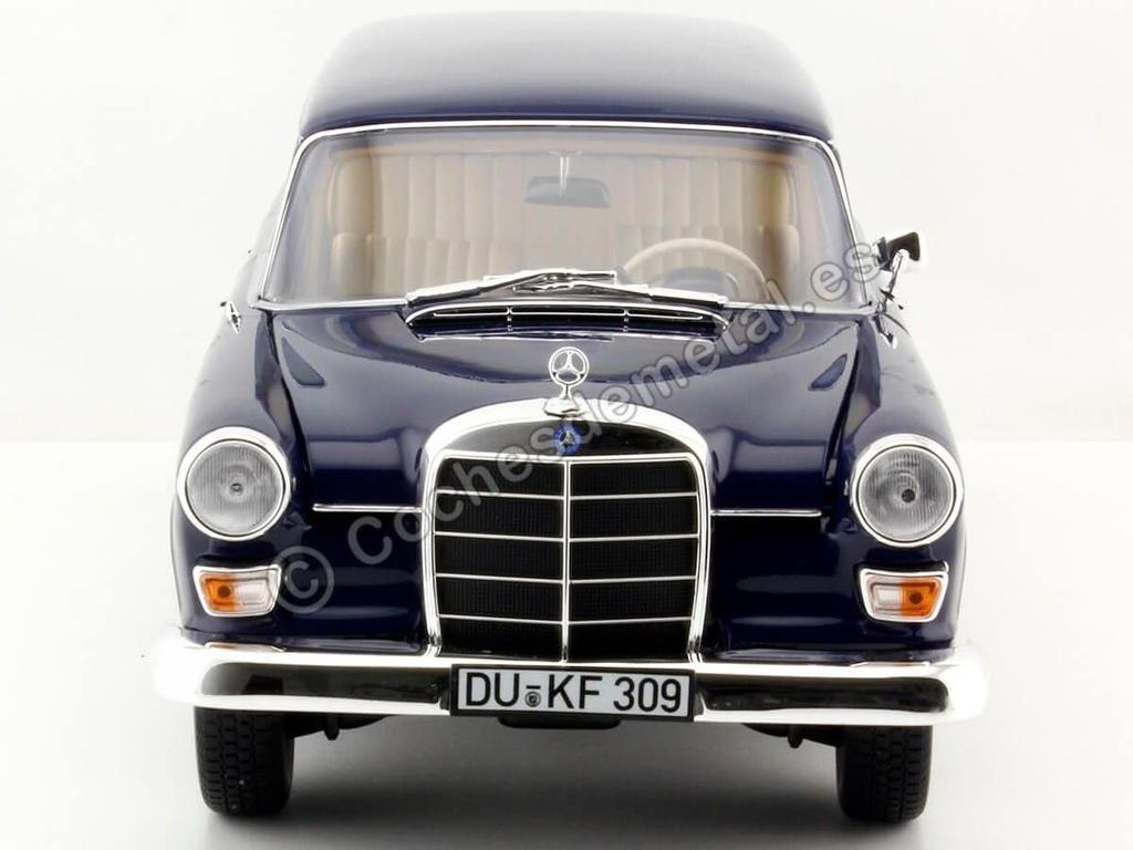 Norev scale 200 Universal 1968 Blue diecast car 1/18 Mercedes-Benz (183599)