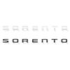 CZFB5 3D ABS SORENTO Letter Logo Rear Bumper Tail Trunk Sticker Car Styling For KIA Sorento 2004-2020 2021 Auto Accessories