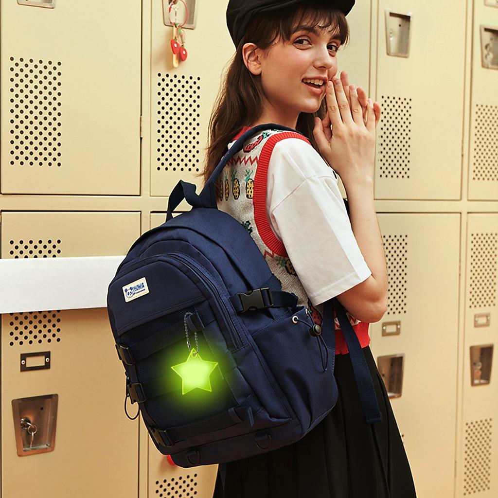 Светоотражающая полоса со звездой, 13 шт. Светоотражающая подвеска для школьной сумки, светоотражающая полоса