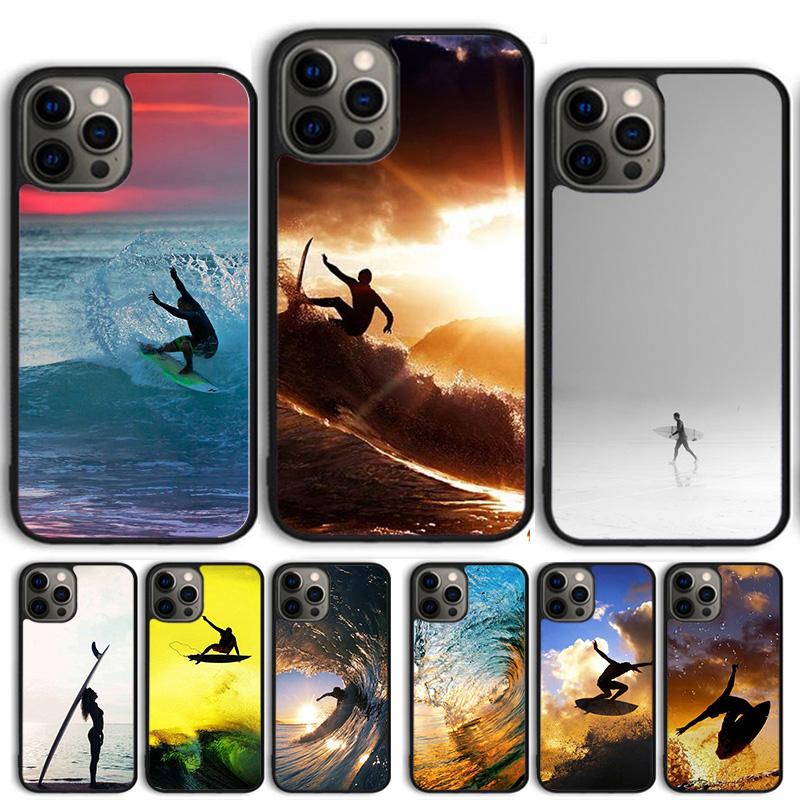 Экстремальный спорт Серфинг Пляжная Ракушка Coque Для iPhone 17 Air 15 16e 14 13 12 Pro Max 11 Pro Max Plus Чехол для телефона