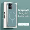 Безрамочный противоударный чехол Magsafe для Reno 13F 12 Pro 12F, Жесткий ПК, Ультратонкий, Матовый, Задняя крышка для беспроводной зарядки, Для бампера
