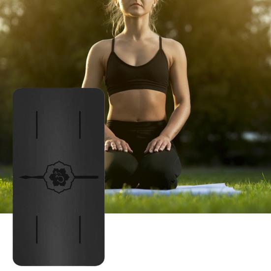 Коврик для фитнеса в тренажерном зале Экологичный Стабильный опорный износоустойчивый Коврик для фитнеса в тренажерном зале Коврик для фитнеса в помещении Спортивный коврик для йоги Наколенник для йоги