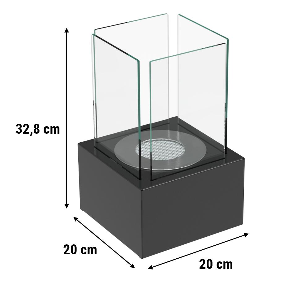 Настольный камин на биоэтаноле TANGO1 с декоративными камнями