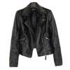Woman Spring Autumn PU Leather Jacket Outwear Oversize Short Coat