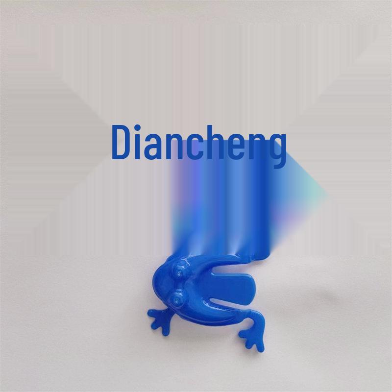 90s Nostalgia: Small Bouncing Plastic Frog Toy - Classic Retro Jumping Frog for Children