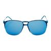 Lunettes de soleil - Italia Independent - 0211-023-000 - Métal - Bleu - Protection catégorie 3