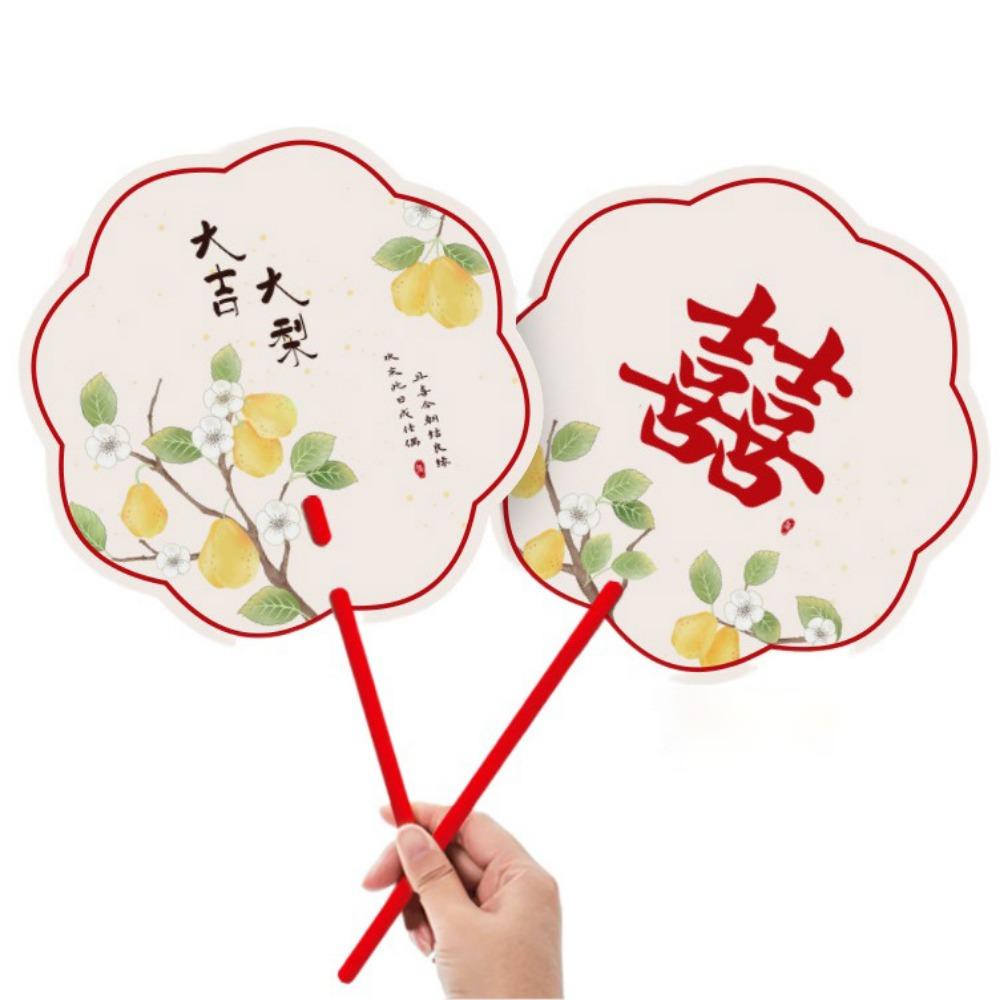 Свадебный реквизит в форме цветка, веер со словами благословения, реквизит для фотосессии подружек невесты