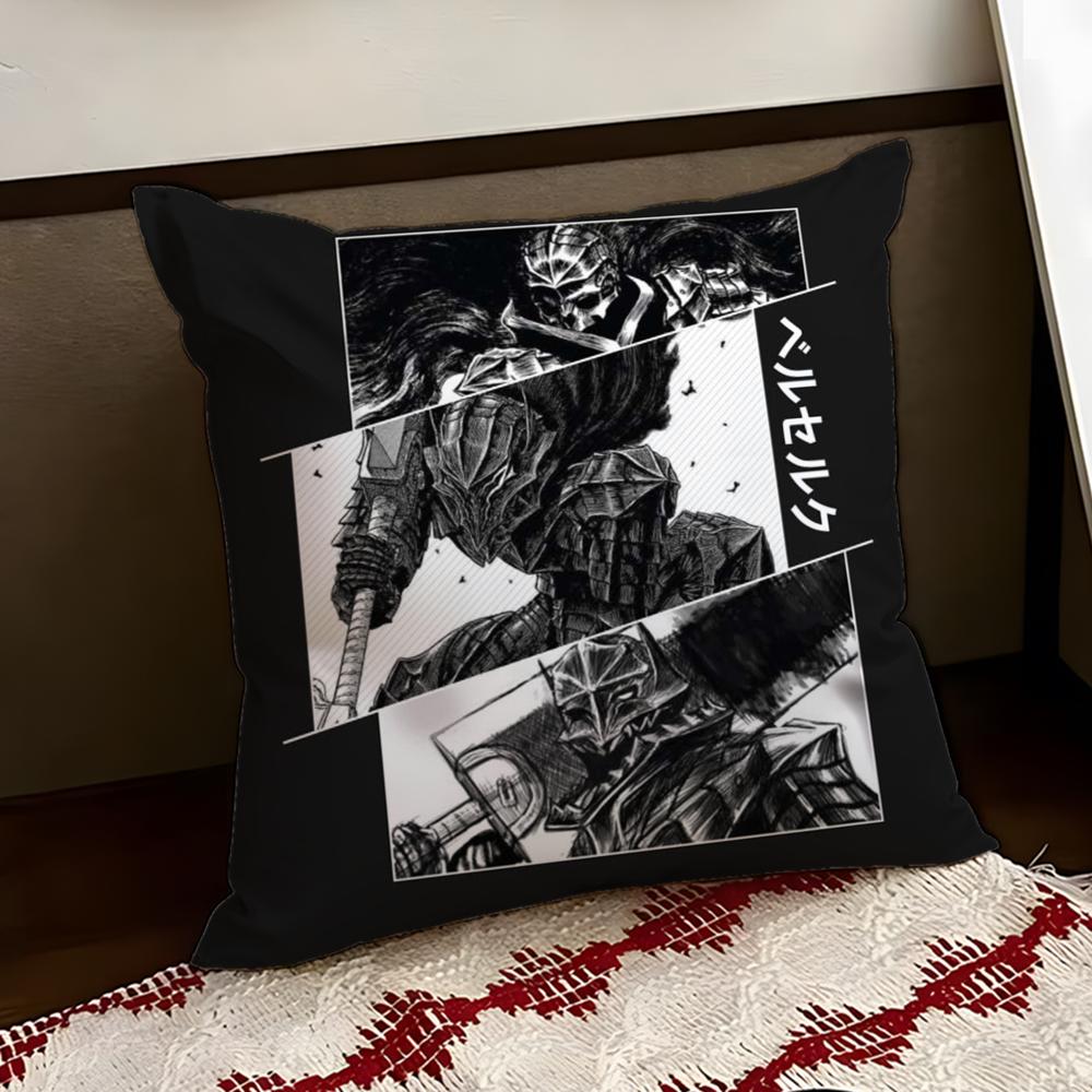 Cool BBerserkS Cushion Cover Reversible Soft Durable Pillow Cover Home  Car MultiScene Use for Daily Comfort