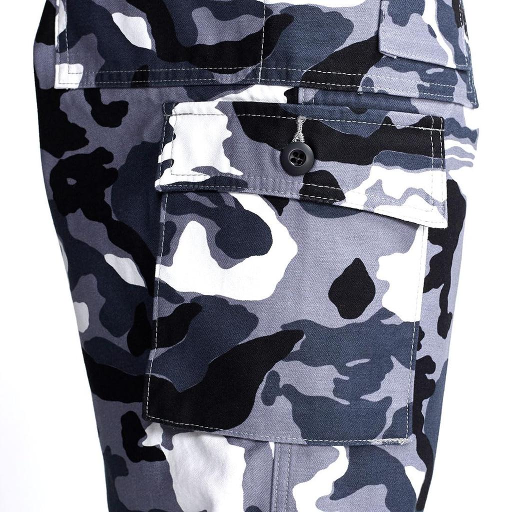 Pants Camouflage Green Camouflage Black and White 4441 Series Bottoms Work Clothes Tobi Clothing Waist 88cm Camouflage Green [Toraichi]