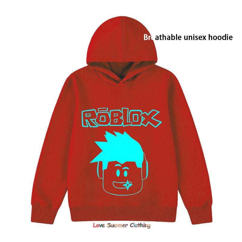 Детская толстовка с HD-принтом Roblox, повседневный пуловер унисекс для мальчиков и девочек 4-14 лет, полиэстер, повседневная одежда, худи с принтом, для подростков
