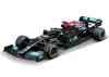 Bburago Signature Series 2021 Mercedes Benz AMG F1 Valtteri Bottas Bburago Mercedes Benz AMG F1 W12 Valtteri Bottas Race Sports Car Diecast Car