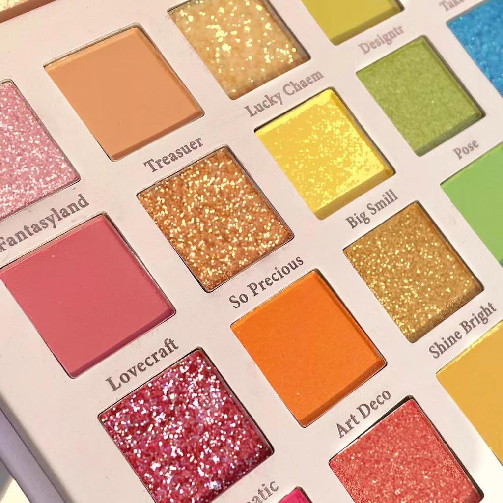 MGL 30-Color Shimmer & Matte Eyeshadow Palette for Stage & Cosplay Makeup