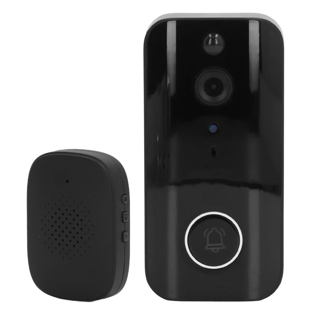 Беспроводной видеодомофон с камерой Wi-Fi с длительным временем ожидания, инфракрасным ночным видением, двусторонним разговором и обнаружением движения