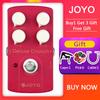 JOYO JF-39 DELUXE CRUNCH Педаль гитарного эффекта Дисторшн Британский тон Кранч Дисторшн Эффект Гитарные педали с 4 ручками регулировки