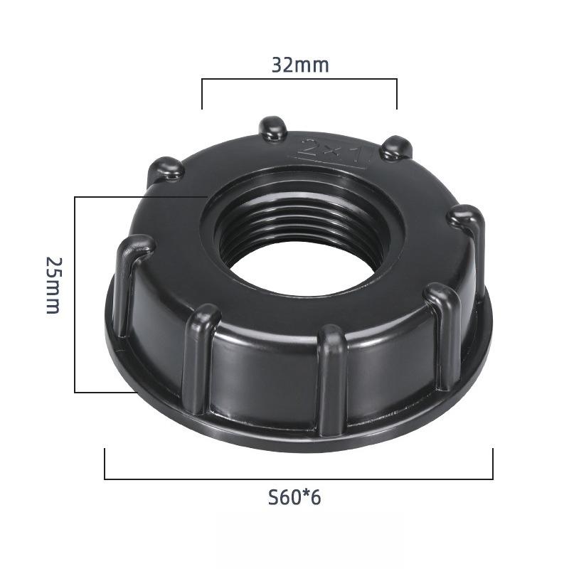Адаптер для бака IBC, сменный кран, резьба 1/2", 3/4", 1", внутренняя резьба для клапана S60X6, адаптер для крана, аксессуары для полива сада