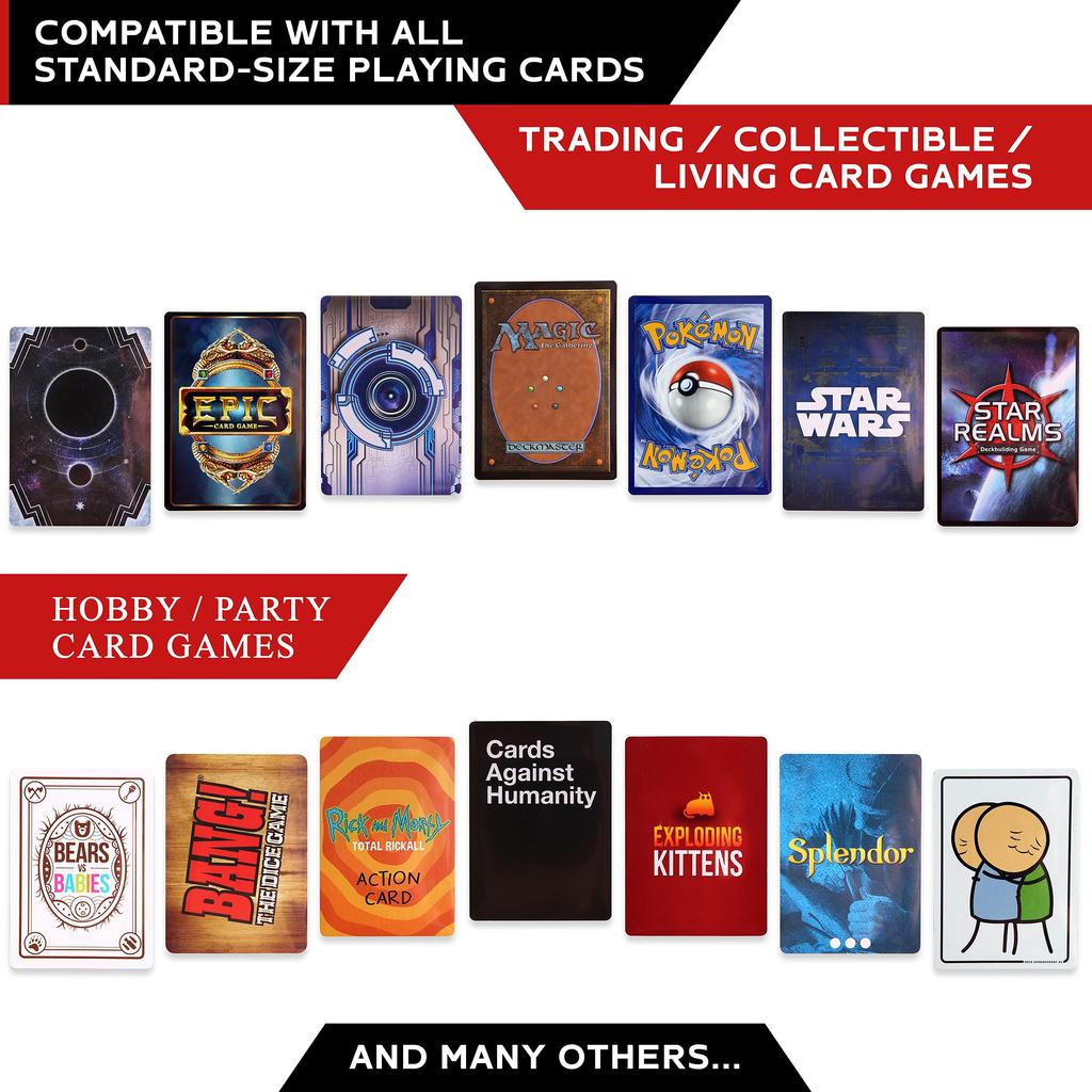 Quiver Time 200 Count Artemis Стандартный черный чехол для карт Одинарный матовый чехол для колоды Защитная карта Совместимость с картой The Gathering 66 x - - Pokemon,