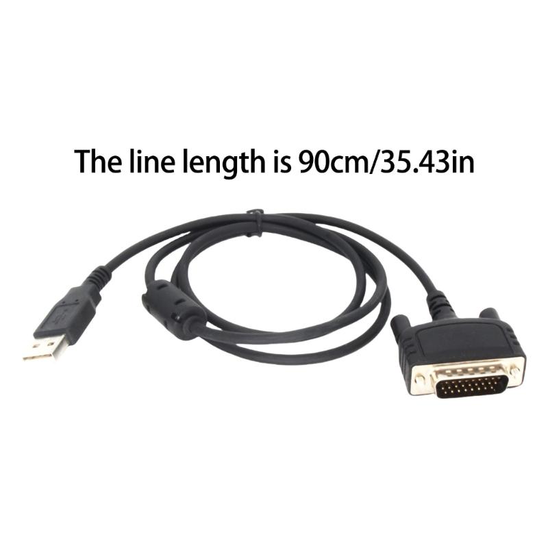 Мобильный автомобильный радиоприемник USB-кабель для программирования для MD785 RD980 90 см/35 дюймов Прямое подключение USB-провода для программирования радио