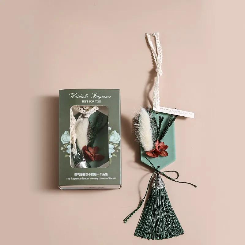 Натуральный стойкий ароматный воск, освежитель для гардероба, ароматизатор для шкафа, ароматический пакетик, эфирное масло, ароматическая восковая свеча, украшение для дома, подвесной подарок