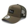 Newera Сетчатая кепка 9FORTY Trucker 14666197 N010AT465 Moss Green БЕСПЛАТНАЯ ЧЕРНАЯ НАШИВКА ONSPOTZ Изготовленная на заказ кепка Kyu Forty Стильный уличный бренд Specialty Travel