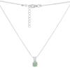 Серебряное колье с натуральным изумрудом 0.718ct (2126546)