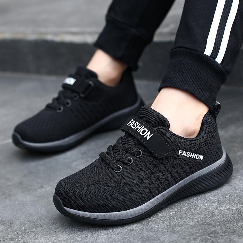 Детская обувь, спортивная обувь для бега, дышащая сетка для мальчиков, дышащая повседневная обувь для девочек