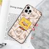 JS41 Cut SpongeBob Black Soft Case for Xiaomi Poco X6 X4 M5 M6 F5 F6 C65 C55 C50 C51 C40 Pro Redmi 14C A3X 13C 12C 11T 10A 9C Note 7 6 8A Plus