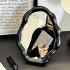 Irregular Vintage Dresser Mirror French Makeup Mirror Bedroom Desktop Decorative Ornaments For Bathroom Living Room Home Decor