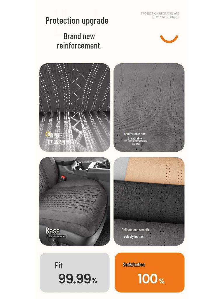 Всесезонные чехлы на сиденья Fengdian RAV4 с полным покрытием