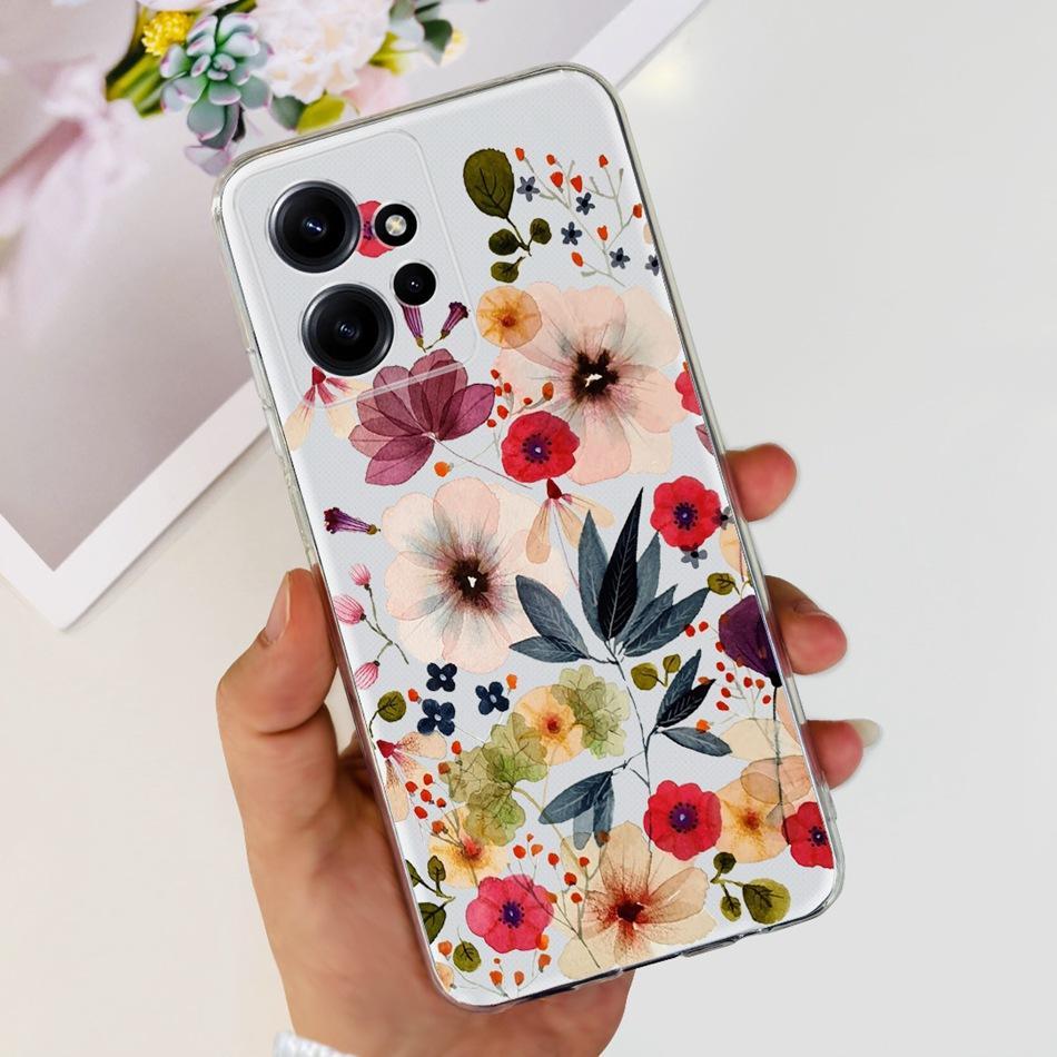 Для Xiaomi Redmi Note 12 Global Стильный Чехол для Телефона Мягкий Силикон ТПУ Задняя Крышка Для Redmi Note 12 Pro 4G Note12 12Pro