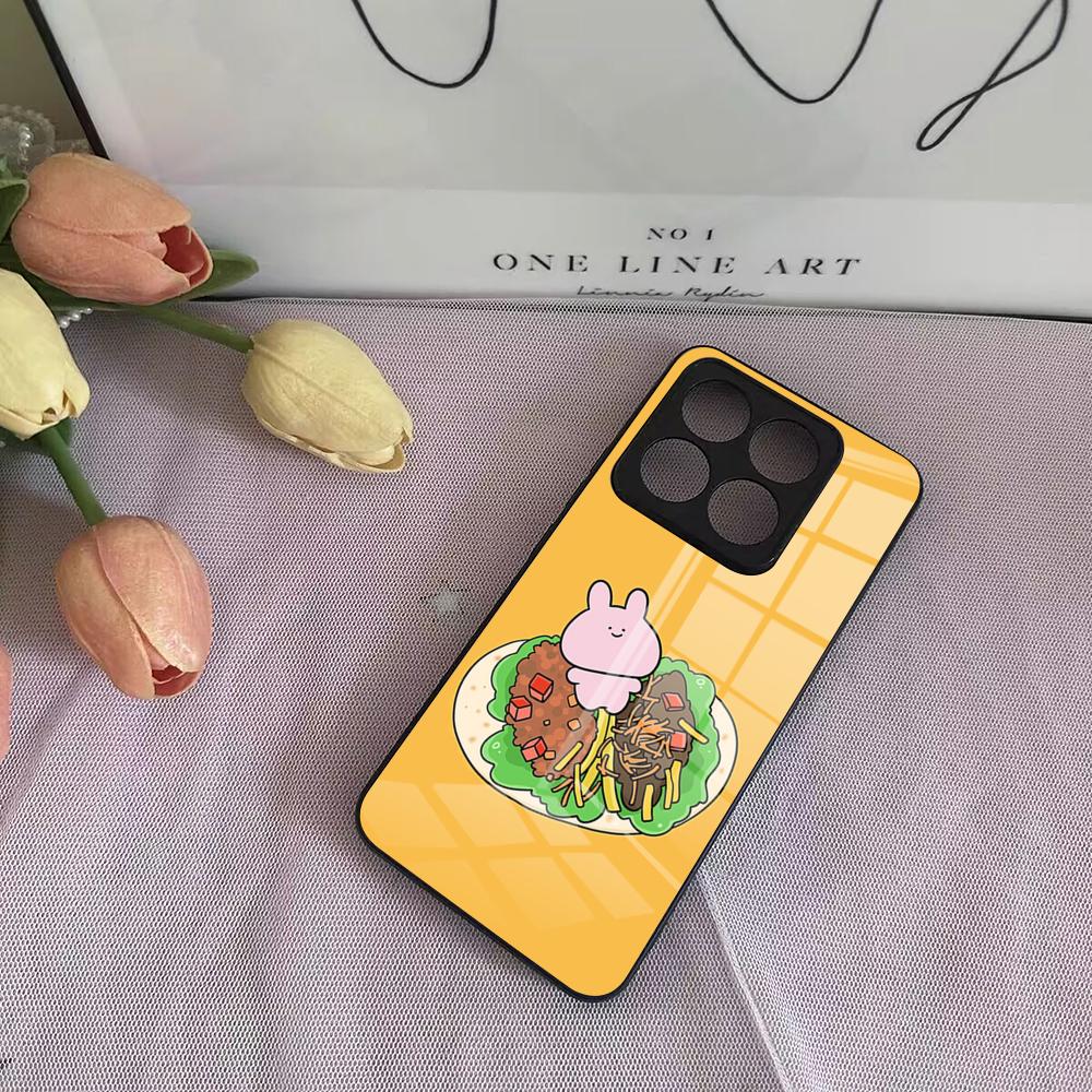 Милый Мультяшный Чехол A-Asamimichan Для Телефона Xiaomi Poco F3 4 5 6 X3 NFC X4 GT X5 6 M3 4 5 5s 6 Pro 4G 5G Стеклянные Чехлы