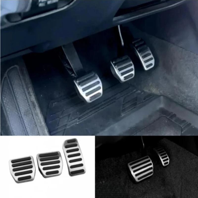 For Volvo V60 V70 S60 S60L XC60 XC70 S80 S80L LHD Stainless Steel AT MT Car Pedals Foot Rest Gas Brake Pedal Pad Cover