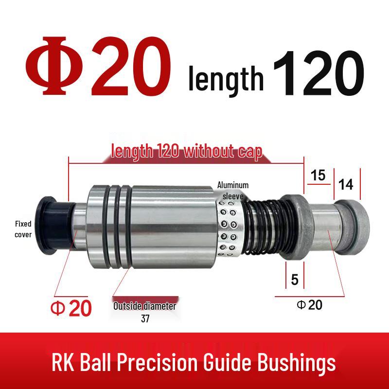 Replacement Disc Mill Mold Accessories - Cross Roller Rolling Rubber Sleeve & Outer Guide Post Bushing Set