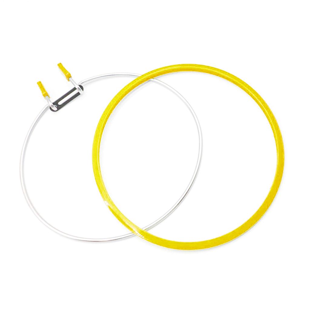 Регулируемые круглые пяльцы с пружинным зажимом для вышивки и шитья