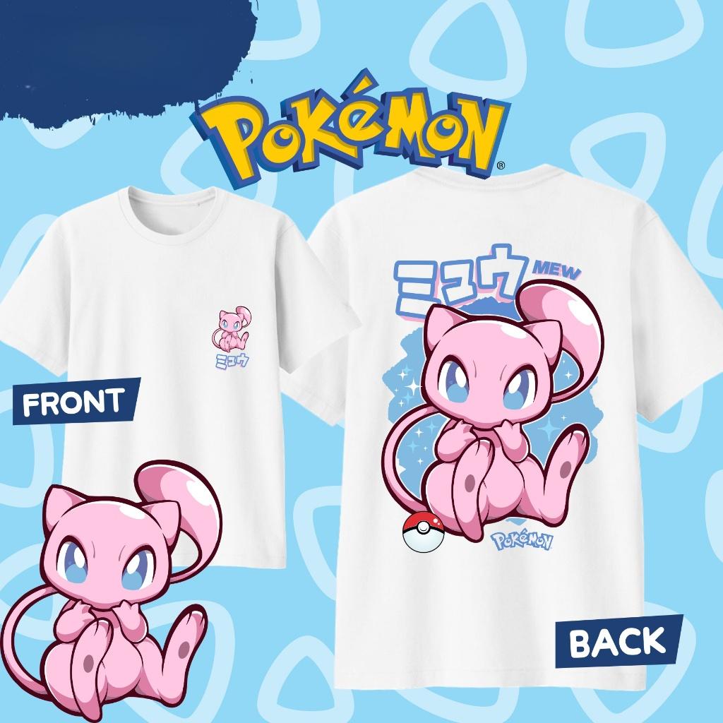 2026 Fashion Pokémon Anime Mew Graphic TShirt Men Women Cotton Soft High Quality Japanese Cartoon Summer Y2k Comfort Clothes ...