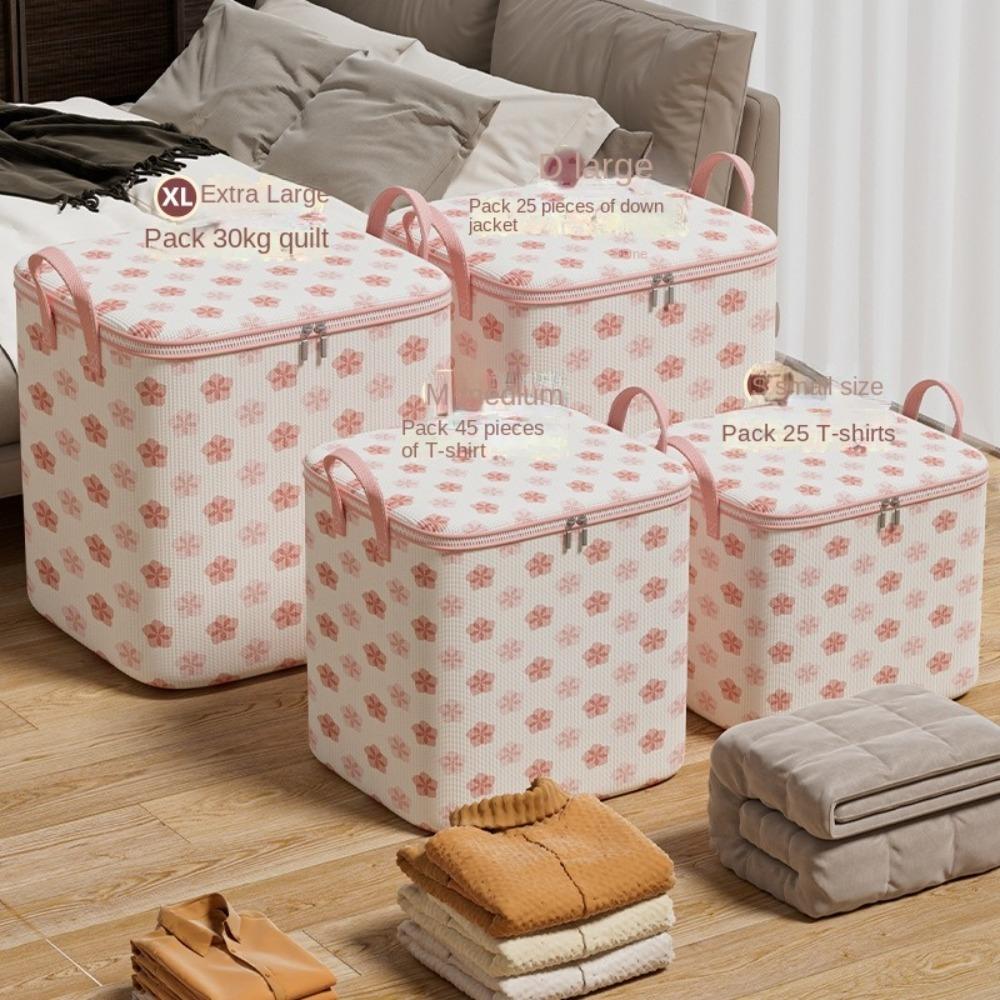 Large Capacity Clothes Storage Bins Dust-Proof Moving Storage Quilt Bag Household Supplies