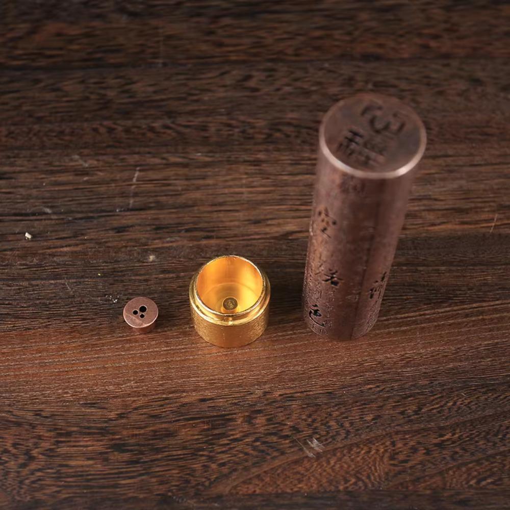 Цилиндрический держатель для благовоний ручной работы из цинкового сплава, украшения из цинкового сплава, благовония Zen