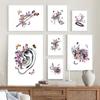 Anatomical Inner Ear Canvas Painting Audiology Cochlea Nordic Posters and Prints Wall Art Pictures for Medical Clinic Decor No Frame