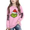Boys Girls Child Fashion Daily Versatile Casual Crewneck Sweatshirts Daily Long Sleeve Patchwork Top Sweatshirts