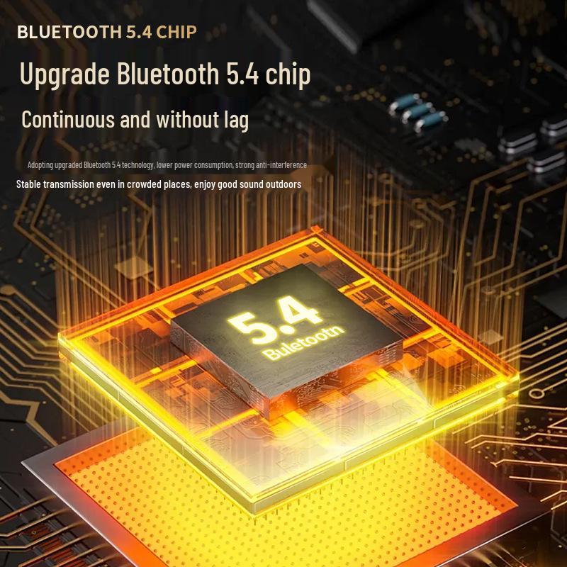 Bluetooth-гарнитура с клипсой, долгим временем работы, шумоподавлением, слотом для карты памяти, внутриканальная, для игр, беспроводная