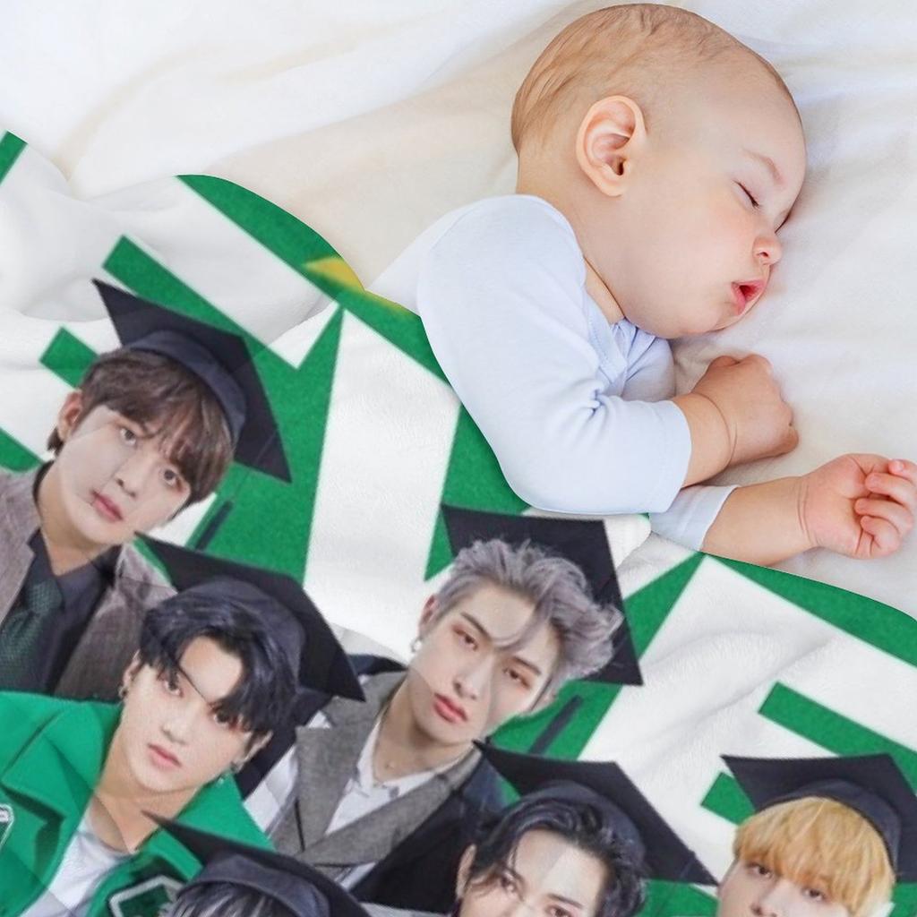 ATEEZ 'Heung' Плед Туристический Пушистый Мягкий Декоративный Плед