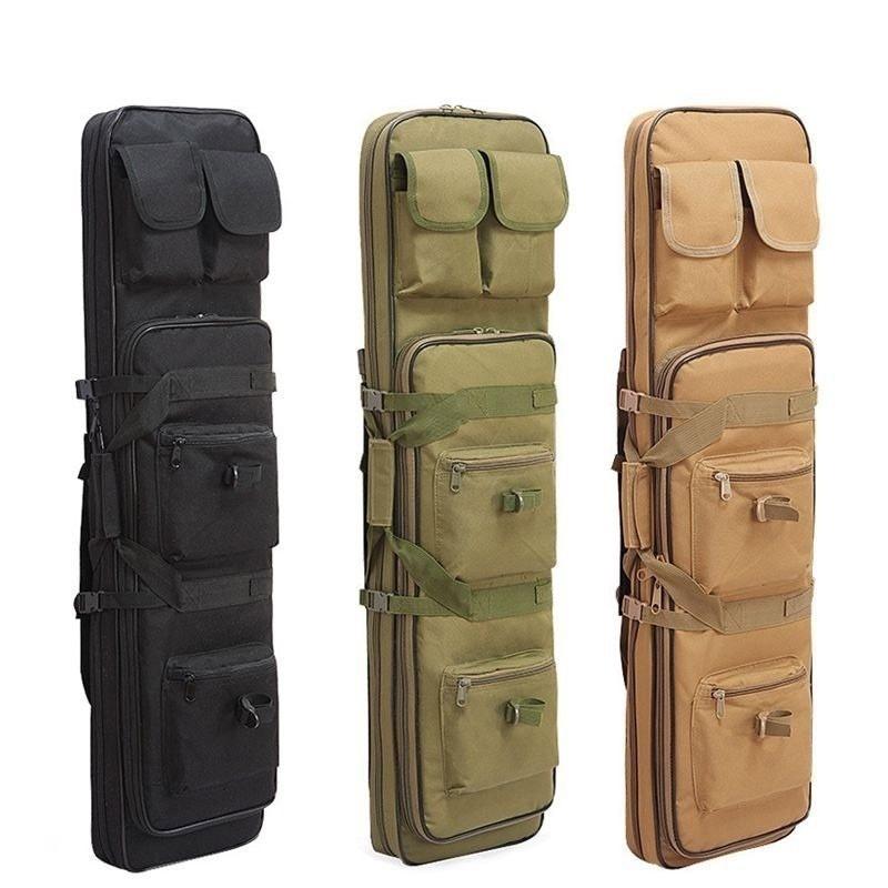 Multifunction Tactical Rifle Case Multi-pocket Airsoft Gun Bag Wear-resistant Hunting Bag High Capacity for Fishing Bag 3 SIZE 120/100/85cm