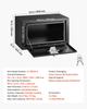 Underbody Truck Tool Box, 609 x 305 x 356 mm Heavy Duty Steel Trailer Storage Box with Lock & Keys, Waterproof Trailer Storage Organizer Under Body