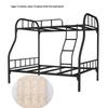 Children's Bunk Bed: Double Steel Iron Frame for Home & Rental Use